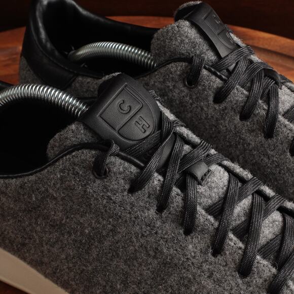 Cole Haan Sneakers Mens SZ 11M Gray GrandPro Wool Casual Comfort Shoes C29574 - Picture 5 of 13